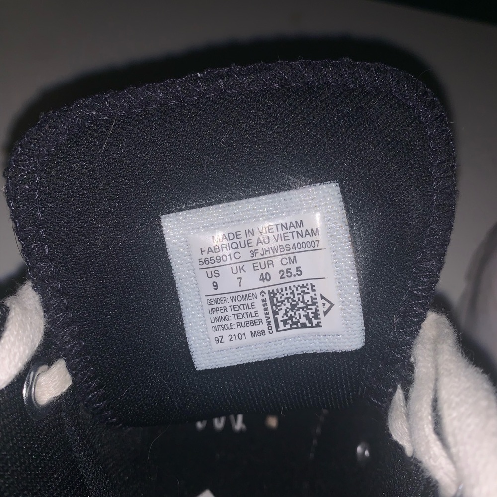 Black Platform Converse - image 6